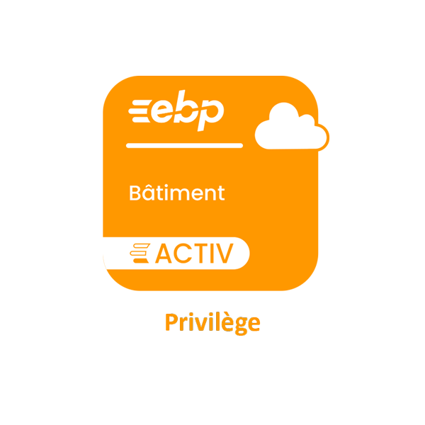 EBP Bâtiment Activ 2024 Saas / Cloud en ligne