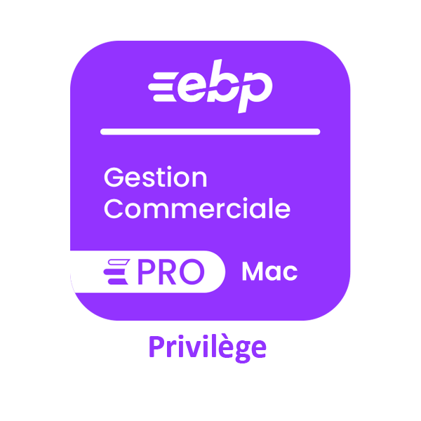 EBP Gestion Commerciale Pro MAC 2024 - Abonnement annuel Privilège